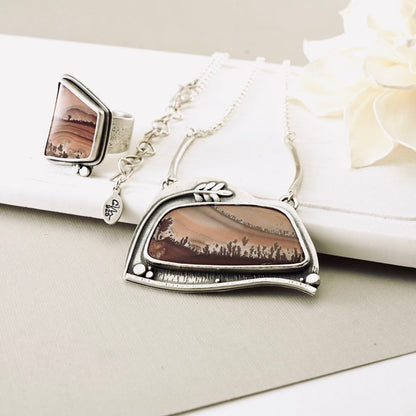 Apache Sage Jasper Pendant