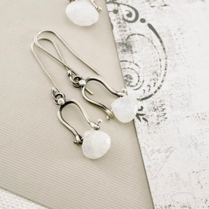 Petite Swings - Moonstone Drop Pendant (Sterling)