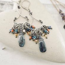 Load image into Gallery viewer, TN Royal Kyanite Chandelier Earrings (SS)