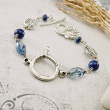 Load image into Gallery viewer, TN Blue Gardens Link Bracelet (Base Metal)