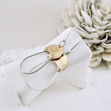 Load image into Gallery viewer, AM – Acorn Loop Earrings (SS &amp; Nugold)