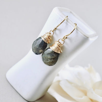 Labradorite Drop Earrings