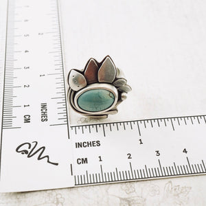 AM - Turquoise Garden Ring (Size: 8)