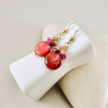 Berry Cluster Earrings