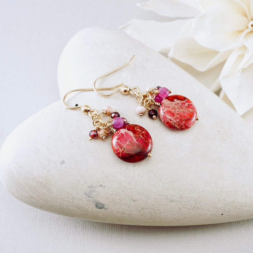 Berry Cluster Earrings
