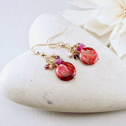 Berry Cluster Earrings