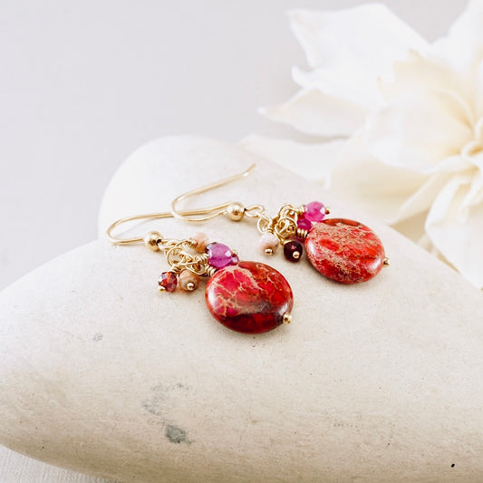 Berry Cluster Earrings