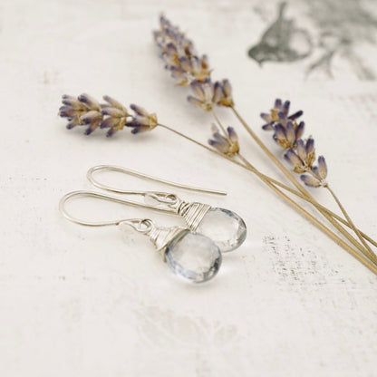 Blue Mystic Quartz Earrings