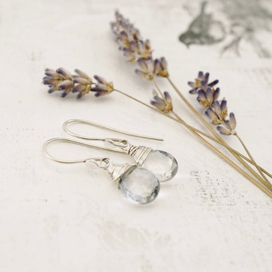 Blue Mystic Quartz Earrings