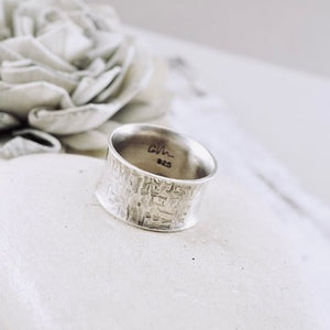 AM Box Weave Mosaic Ring - Size 7.5