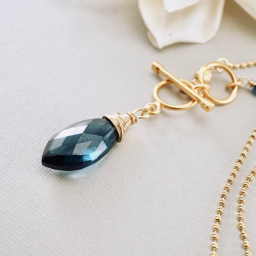 London Blue Hydro Drop Pendant