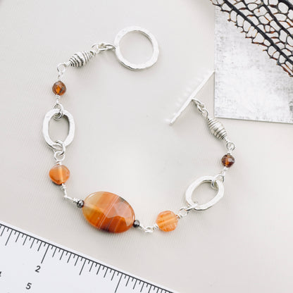Carnelian Agate Bracelet