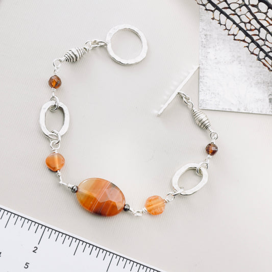 Carnelian Agate Bracelet