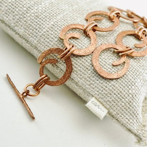 TN Copper Swirl Link Bracelet (Copper)