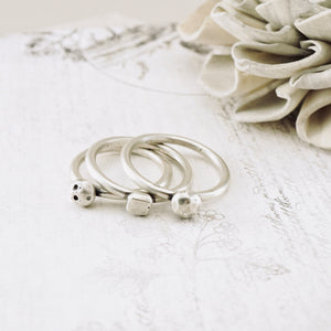 LS – Organic Pod Stacking Ring (SS) (Sizes: 6,8)