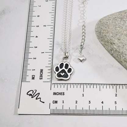 Pet Paw Print Necklace