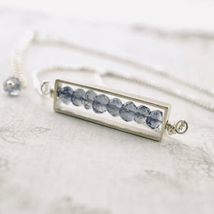 TN Iotile Long Bar Necklace (Sterling Silver)