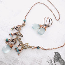 Load image into Gallery viewer, TN Copper Branch Chalcedony Pendant (Copper)