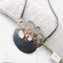 Load image into Gallery viewer, SE Steel &amp; Copper Fusion Necklace (Mild Steel &amp; Sterling)
