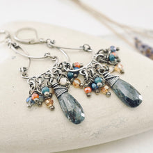 Load image into Gallery viewer, TN Royal Kyanite Chandelier Earrings (SS)