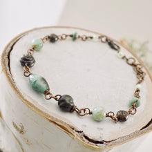 Load image into Gallery viewer, TN Grass Jasper &amp; Green Opal Bracelet (Copper)