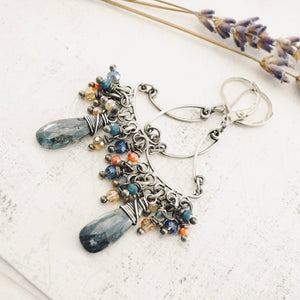 TN Royal Kyanite Chandelier Earrings (SS)