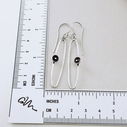 Pod & Dot Elongated Loop Earrings