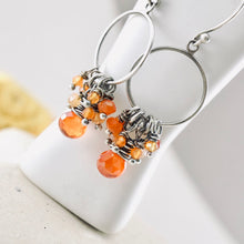 Load image into Gallery viewer, TN Autumn Glow Chandelier Earrings (SS)