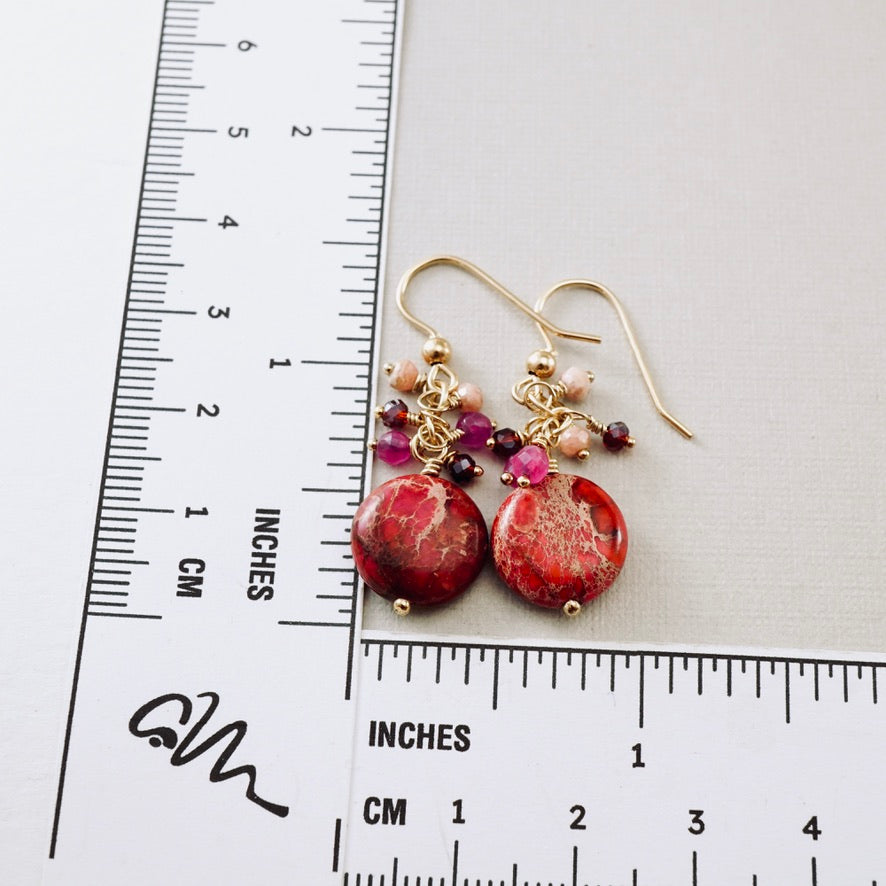 Berry Cluster Earrings