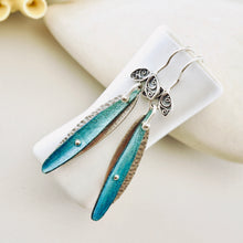 Load image into Gallery viewer, RH - Dragonfly Single Drop Earrings (Aqua Blue)