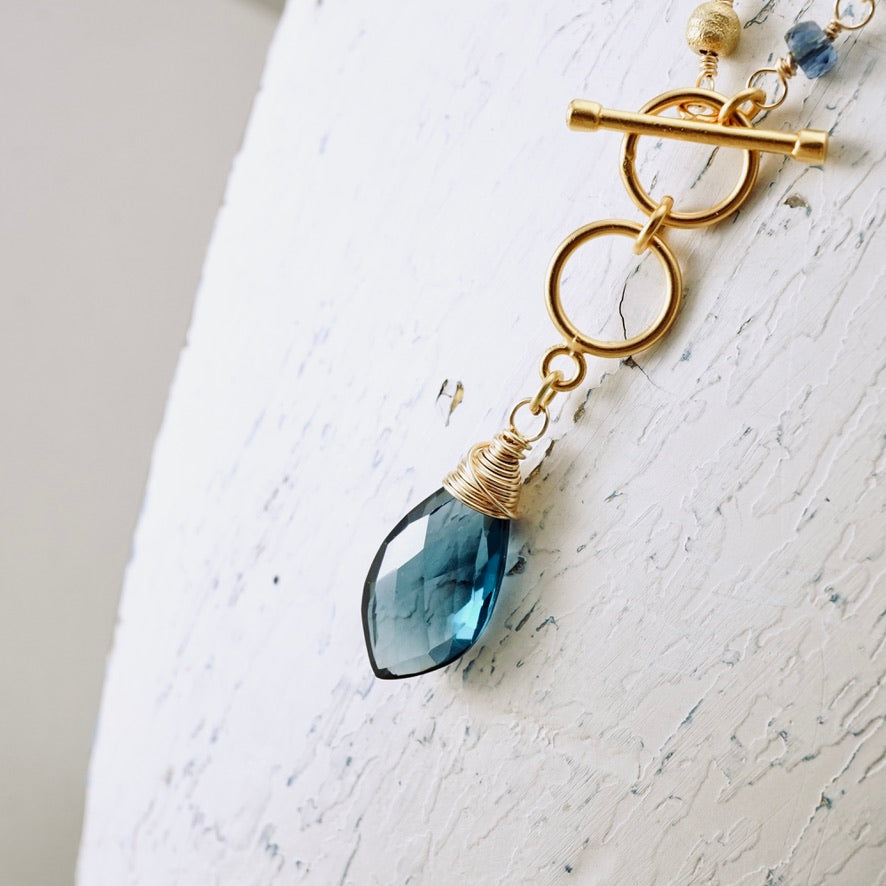 London Blue Hydro Drop Pendant