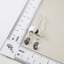 Load image into Gallery viewer, AM – Purple Kyanite Crescent Earrings (SS)