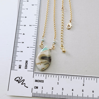 Variscite & Turquoise Pendant