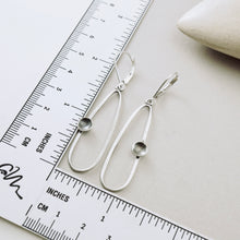 Load image into Gallery viewer, AM – Pod Elongated Loop Earrings (SS)
