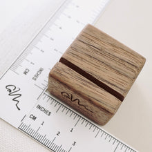 Load image into Gallery viewer, Inspirational Tile – “Choose Joy” (Walnut Stand included)