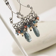 Load image into Gallery viewer, TN Royal Kyanite Chandelier Earrings (SS)