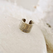 Load image into Gallery viewer, AM Forest Texture Ear Cuff (Brass)
