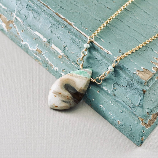 Variscite & Turquoise Pendant