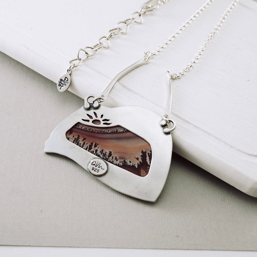 Apache Sage Jasper Pendant