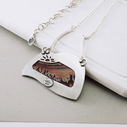 Apache Sage Jasper Pendant