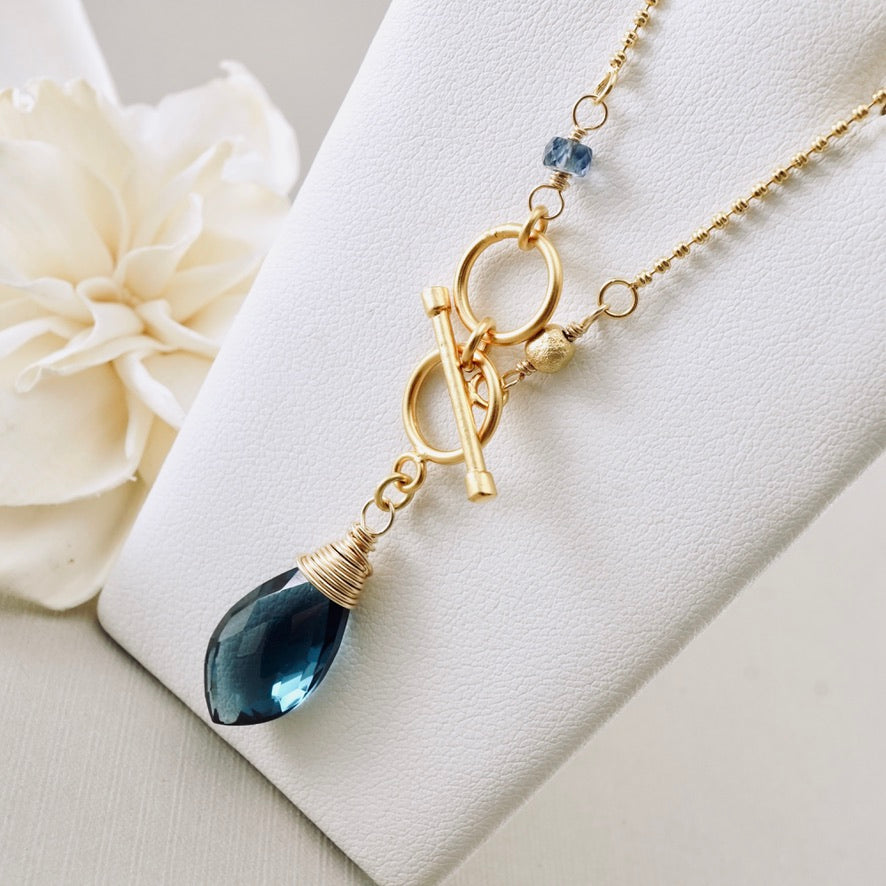 London Blue Hydro Drop Pendant
