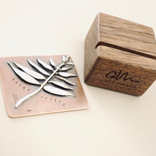 Load image into Gallery viewer, Inspirational Tile – “Never Settle” (Walnut Stand included)