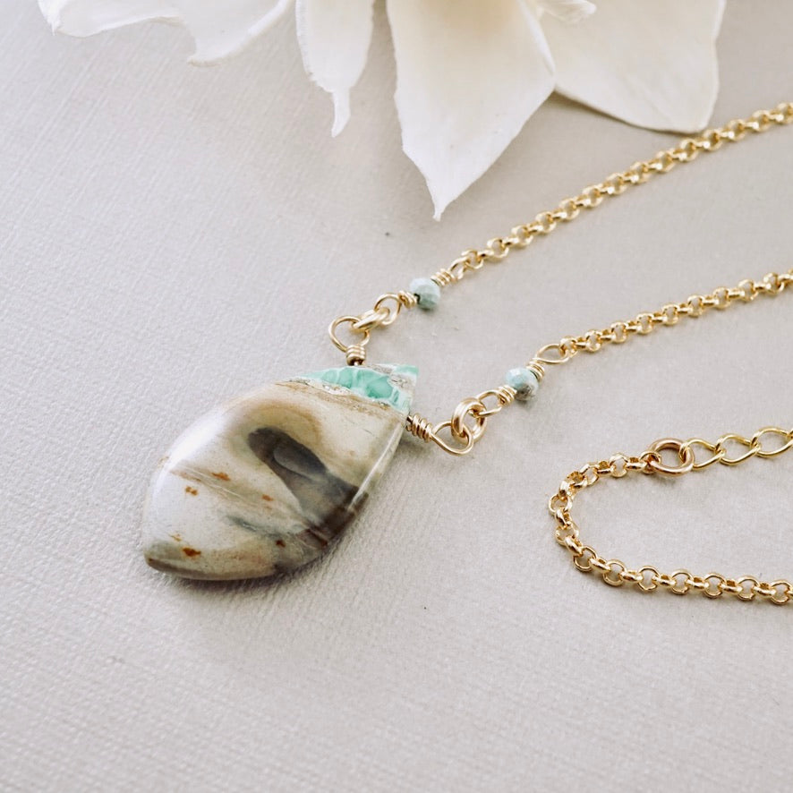Variscite & Turquoise Pendant