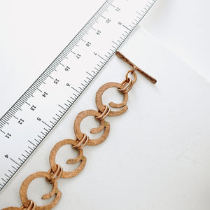 TN Copper Swirl Link Bracelet (Copper)