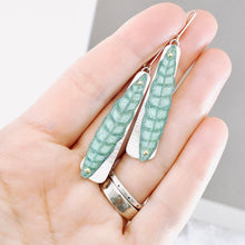 Load image into Gallery viewer, RH - Tropical Leaf Tapered Drop Earrings (Tropical Green)