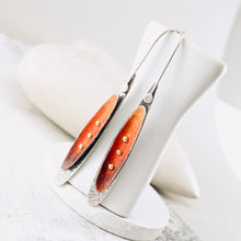 Load image into Gallery viewer, Dragonfly Wing Earrings (Pumpkin Ember)