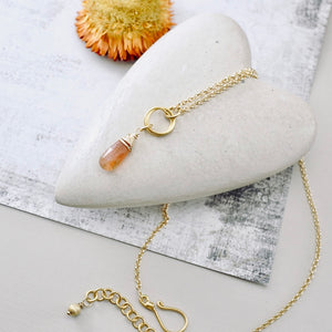 TN Golden Dawn Sunstone Pendant (GF)