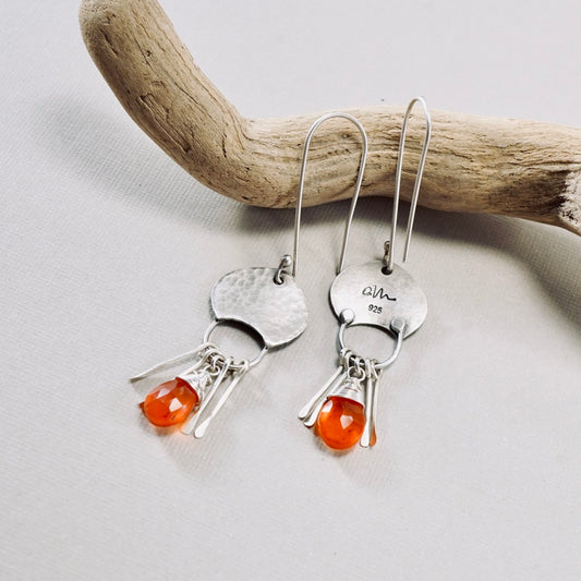 Carnelian Happy Pod Earrings