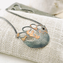 Load image into Gallery viewer, SE Steel &amp; Copper Fusion Necklace (Mild Steel &amp; Sterling)