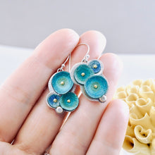 Load image into Gallery viewer, RH - Water Drop Short Earrings (Turquoise &amp; Blue)